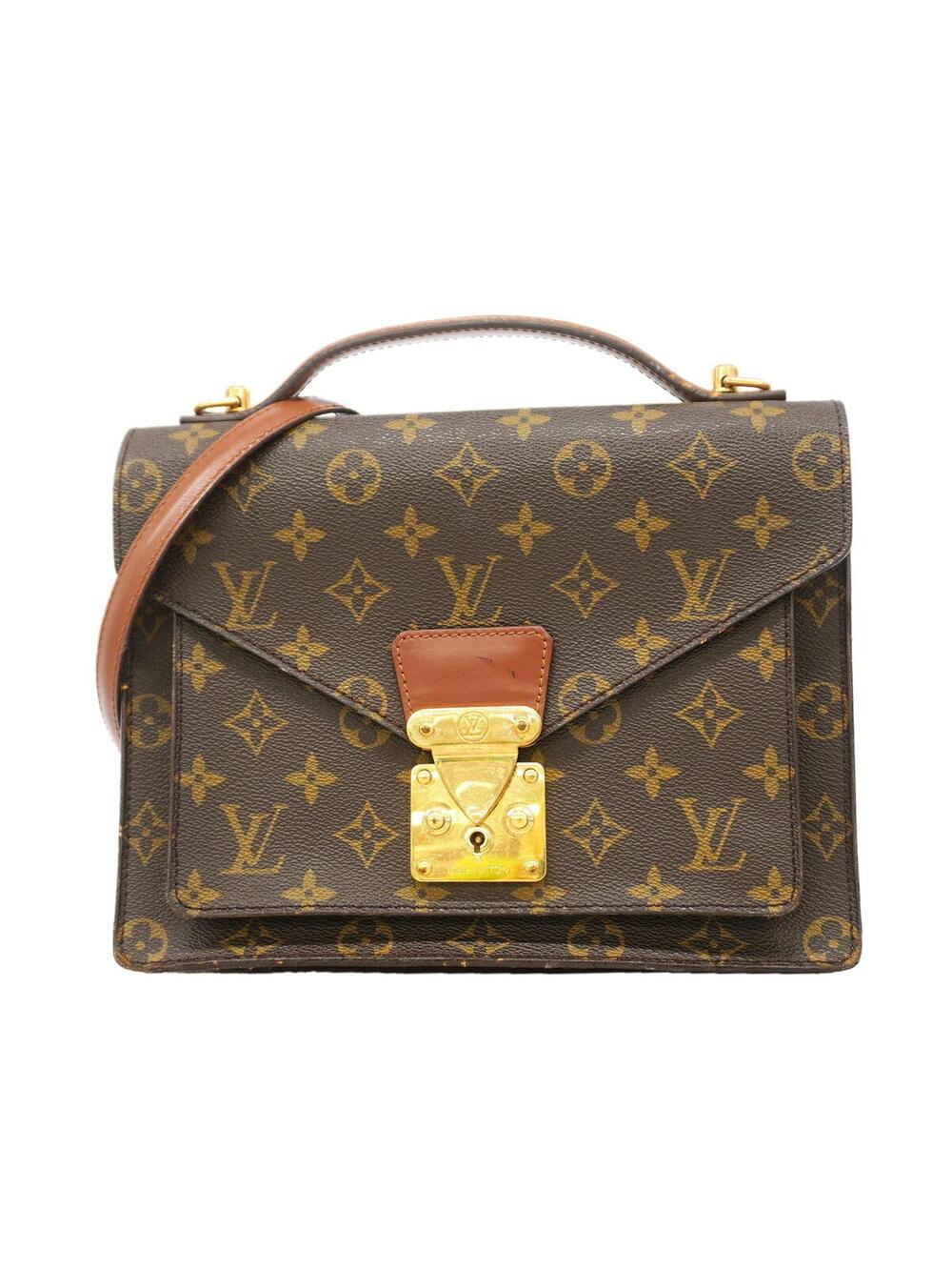 Louis Vuitton Monceau Handbag Canvas #375728L75B